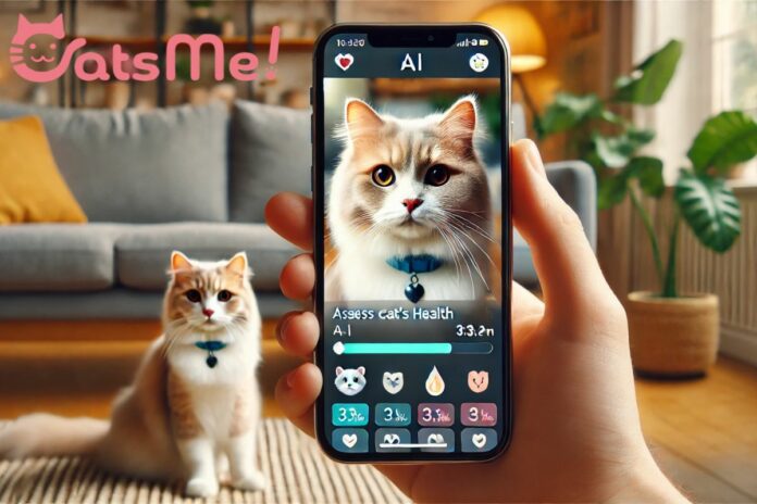 Une application IA évaluant la santé d'un chat à partir d'une photo.