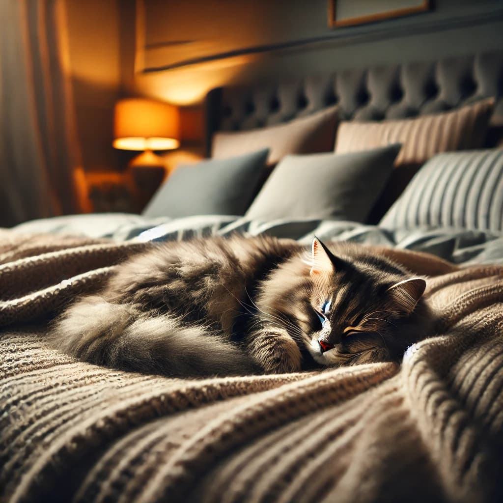 Les chats et l’art de dormir : pourquoi ils dorment autant et où